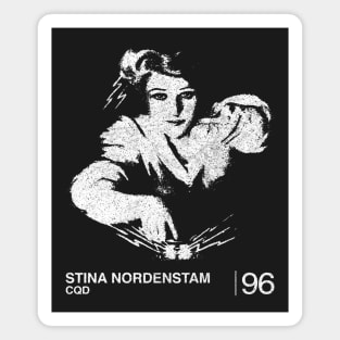 Stina Nordenstam / Minimalist Graphic Artwork Fan Design Magnet